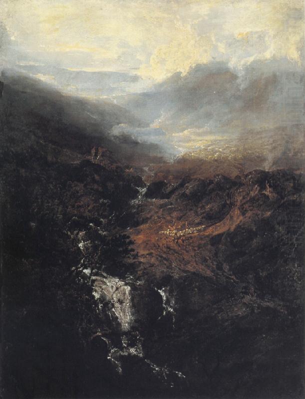 J.M.W. Turner Morning amongst the Coniston Fells china oil painting image